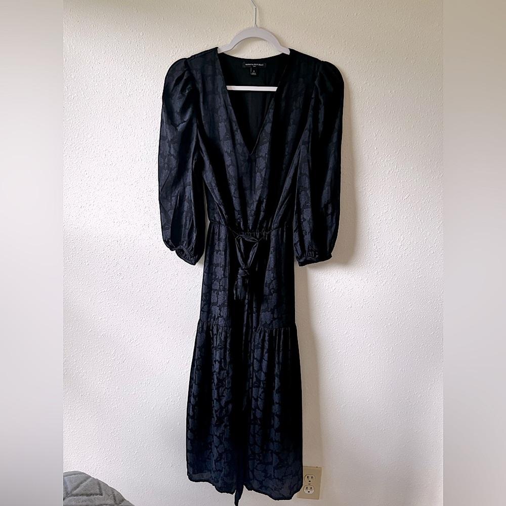Blue and Black Banana Republic dress size small